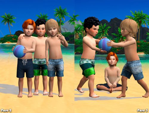 Fun beach (Pose Pack)
