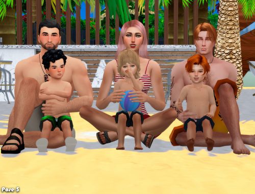 Fun beach (Pose Pack)