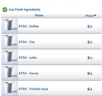 Functional hot drink vending machine & water fountain at Around the Sims 4