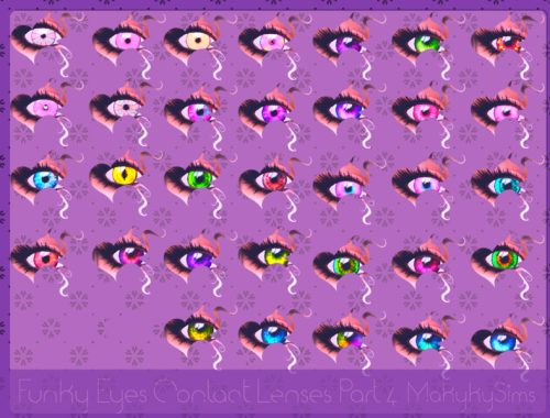 Funky Eyes Contact Lenses Part 4