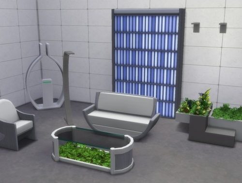 Futuristic Living & Dining Rooms