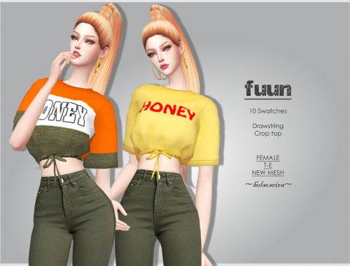 FUUN - Drawstring Top
