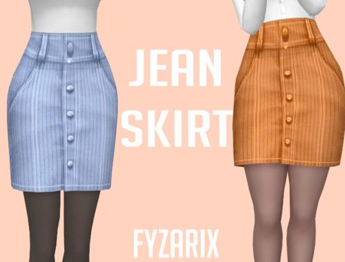 {Fyzarix} Jean skirt