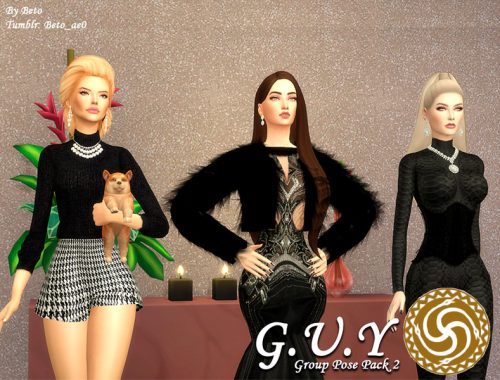 G.U.Y - Group pose pack 2
