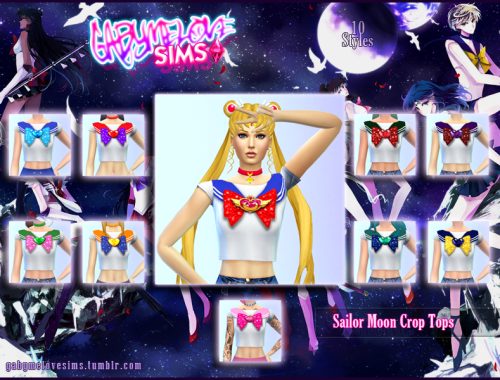 Sailor Moon Crop Tops