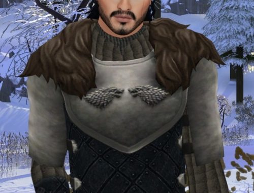 Game of Thrones Jon Snow Leather outfit by HIM666 at Mod The Sims