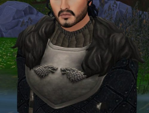 Game of Thrones Jon Snow Leather outfit by HIM666 at Mod The Sims