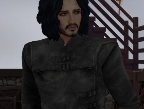 Game of Thrones Sword In The Darkness Jon Snow Nights Watch Outfit by HIM666 at Mod The Sims