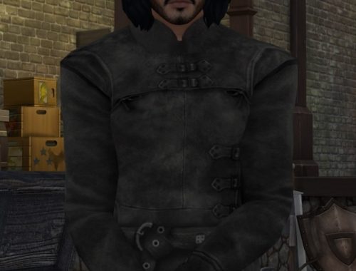 Game of Thrones Sword In The Darkness Jon Snow Nights Watch Outfit by HIM666 at Mod The Sims