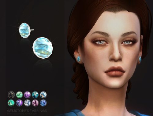 Gemstones earrings