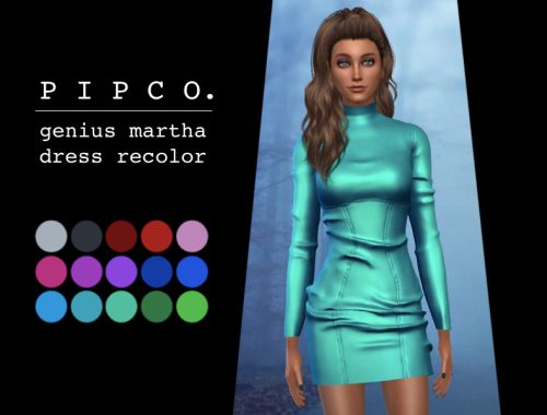 genius martha dress recolor (mesh needed)