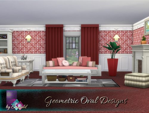 Geometric Oval Designs