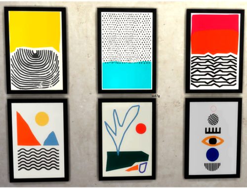 geometric paintings