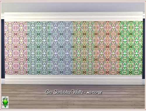 Geometric Scribbles Walls_marcorse