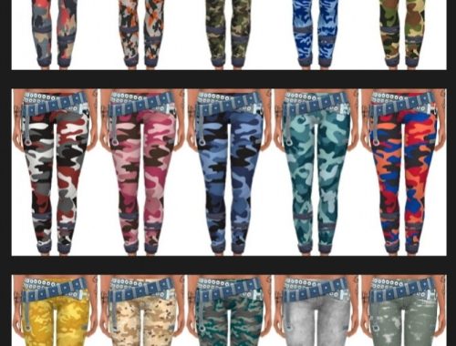 Get Famous Bottom Camouflage at Annett’s Sims 4 Welt