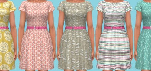 Get Together Dress Recolors at Annett’s Sims 4 Welt
