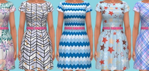 Get Together Dress Recolors at Annett’s Sims 4 Welt