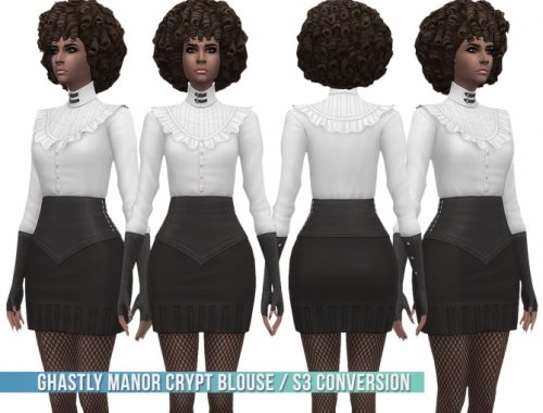 Ghastly Manor Crypt Blouse S3 Conversion at Busted Pixels