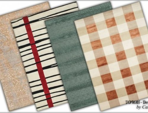 Ghomari livingroom pillows & rugs at DOMICILE Design TS4