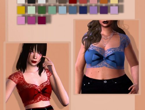 Ghostflower Top at EvellSims