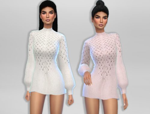 Gigi Sweater Dress (mesh required)