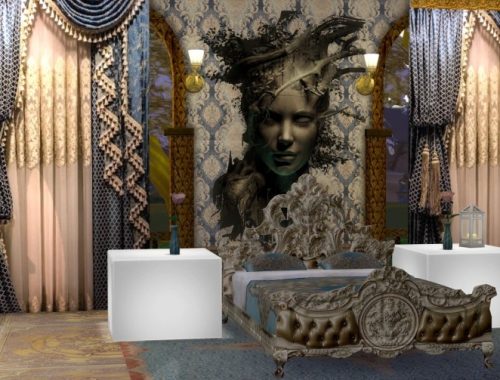 Gilded Bed Style 4 at Anna Quinn Stories