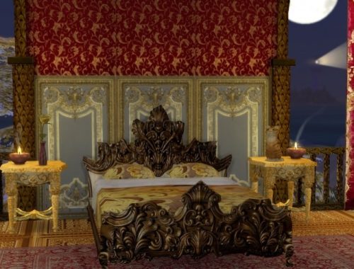 Gilded Bed Style 5 at Anna Quinn Stories