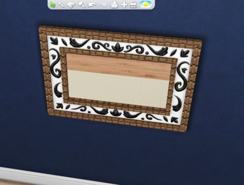 Gilded Scrollwork Mirror Recolor - Get Famous Required