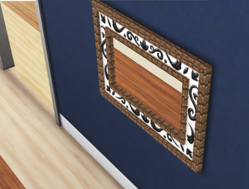 Gilded Scrollwork Mirror Recolor - Get Famous Required