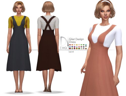 Gilet Design Dress