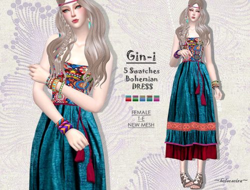 GIN-I - Bohemian Maxi Dress