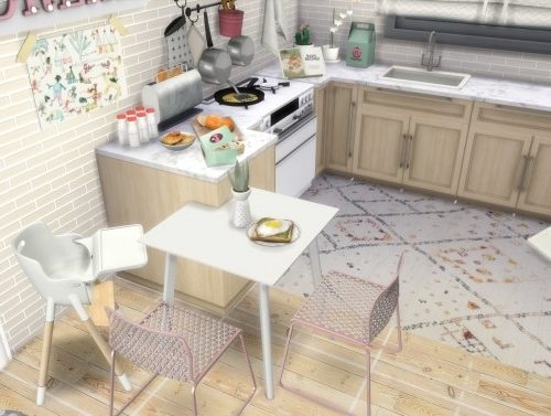 GIRL MOM APARTMENT WITH TWO KIDS at Dinha Gamer