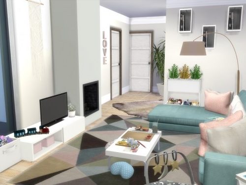 GIRL MOM APARTMENT WITH TWO KIDS at Dinha Gamer