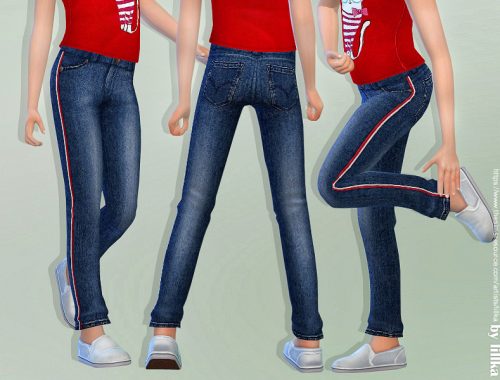 Girls Basic Jeans 02