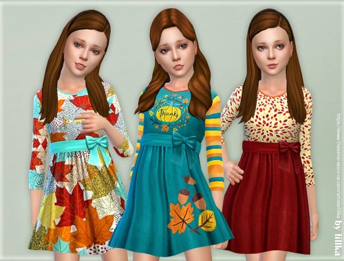 Girls Dresses Collection P132