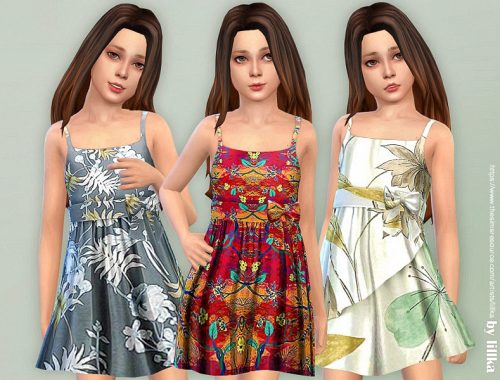 Girls Dresses Collection P137