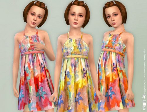 Girls Dresses Collection P138