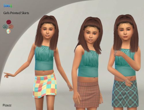 Girls Printed Skirts