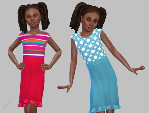 Girls Simple Dress
