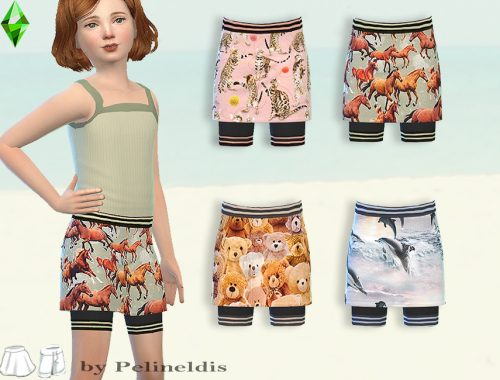 Girls Skort and Tank Set