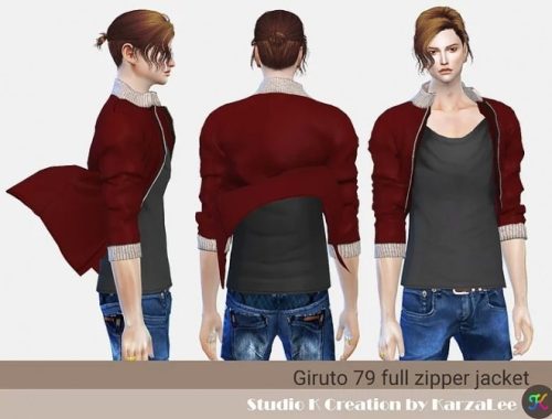 Giruto 79 full zipper jacket at Studio K-Creation