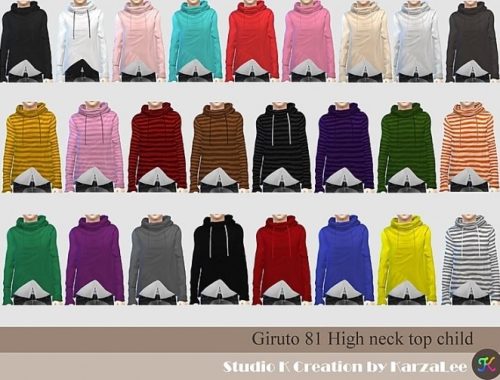 Giruto 81 high neck top for boys at Studio K-Creation
