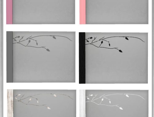 Glass Leaf Room Divider at Simthing New
