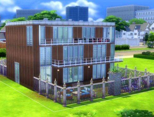 Glass Palace (NO CC) by valbreizh at Mod The Sims