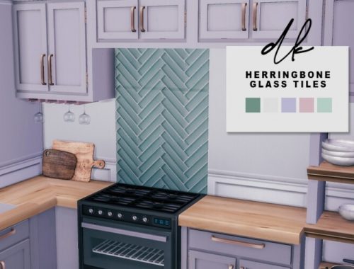 Glass Tile Walls at DK SIMS