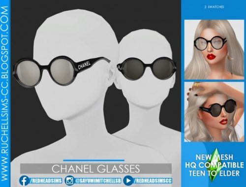 GLASSES by Sayumi Ruchell at Ruchell Sims