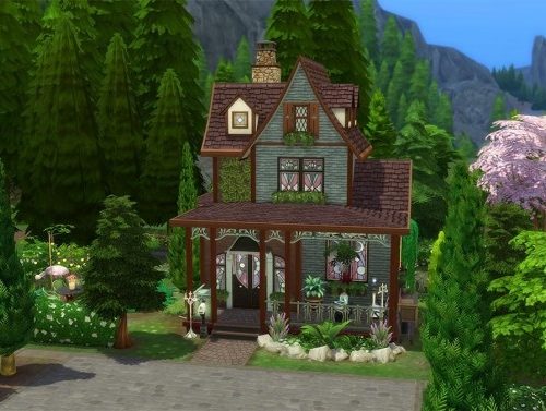 Glimmer Cottage by Cassie Flouf at L’UniverSims
