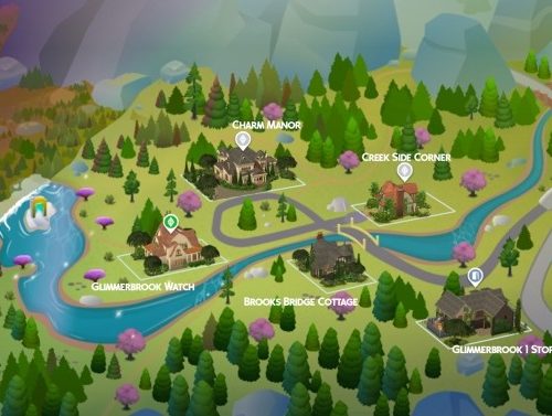 Glimmerbrook Realm of Magic Makeover at Simsational Designs