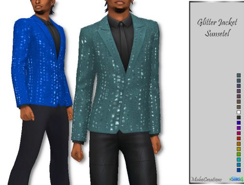 Glitter Jacket Sunsetel