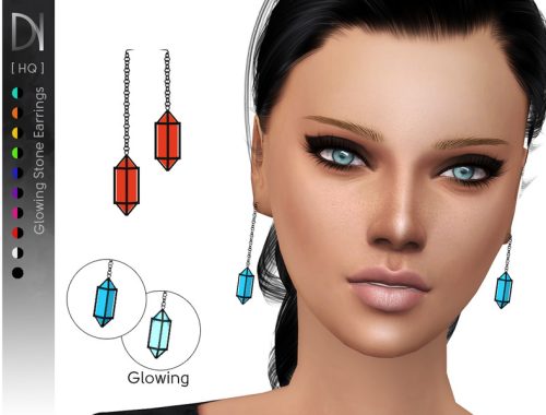 Glowing Stone Earrings